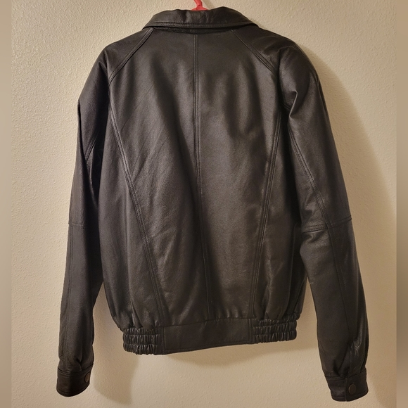 Gio-Armand Black Leather Jacket | Size L - Picture 2 of 7